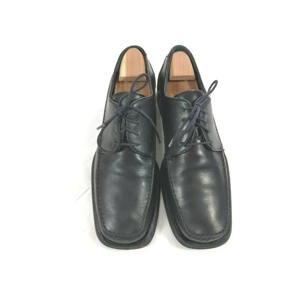 MENS BRUNO MAGLI NATE SIZE 9.5M BLACK Leather MOC main image 9